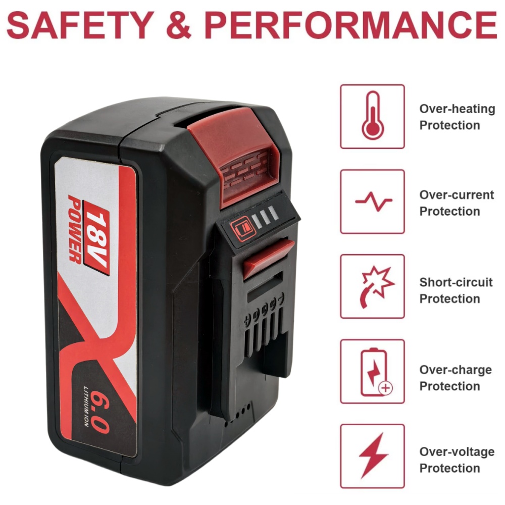 Power Xchange Tools - Untuk Baterai Pengganti EINHELL EIN18C2 6Ah