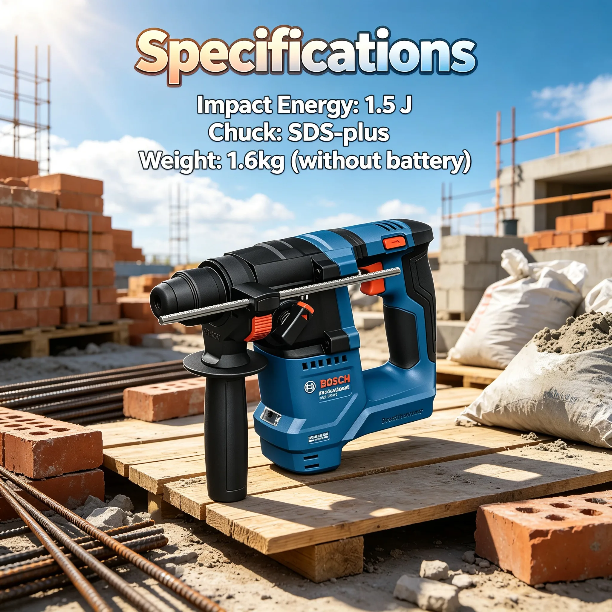 BOSCH GBH 18V-18 Palu Putar Ni - Power Tools Professional ulasan dan harga